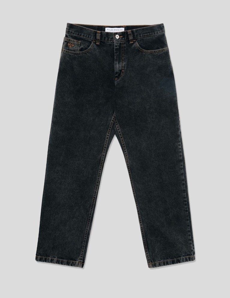 Pantaloni POLAR SKATE CO 89! denim lavato nero